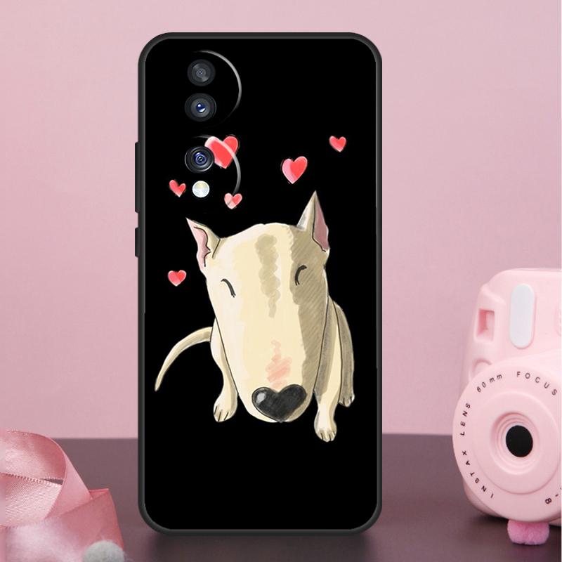 Чехол для собаки Английский Бультерьер для Honor Magic 6 Pro 5 Lite 50 70 90 Lite X7 X8 X9 X6a X7a X8a X9a X8b X9b Задняя крышка