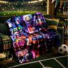Fnaf Horror Circus Throws Blanket Flannel Blankets Plush for Couch Bed Gifts for Men Women Travel picnic blanket Christmas fan gifts