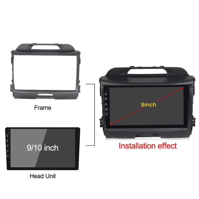 Android Навигатор Все-в-одном с переменной проводкой рамки для 11-15 Kia Sportage