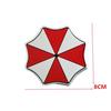 1 X Umbrella 3D Metal Car Emblem Decal Badge Sticker