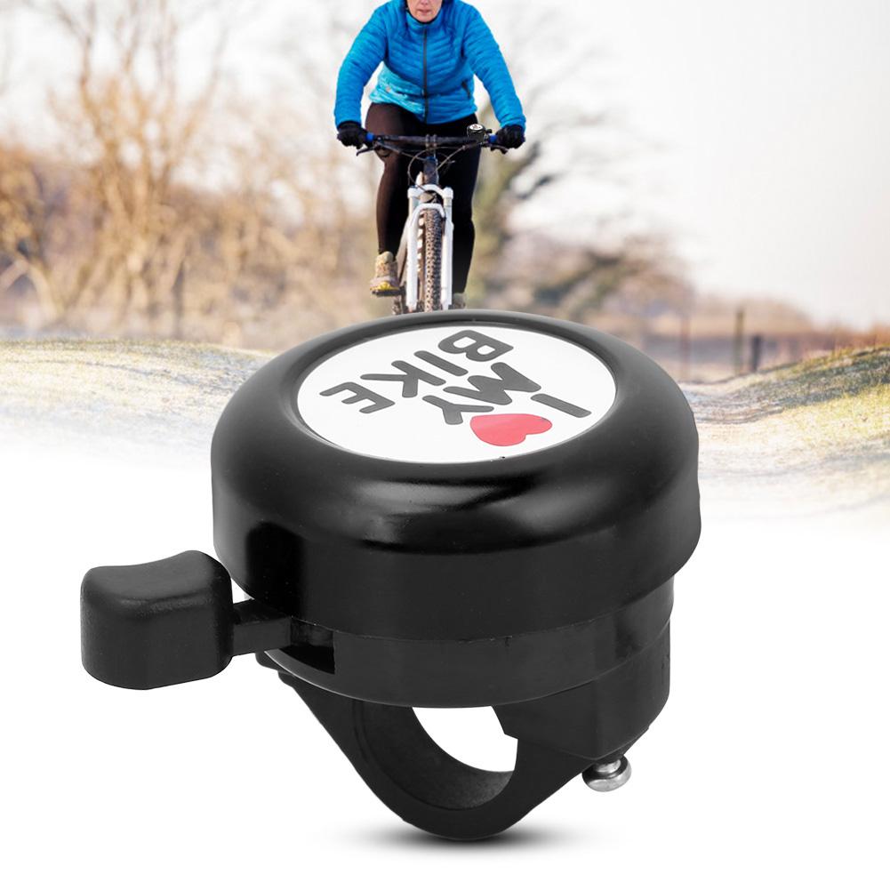 Quality Ultralight Mountain Bicycle Bike Bell Accessory Clear Sound (black)
