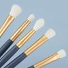 New 5 eye brush set, double-head eyelash curl makeup brush eyeshadow brush portable travel beauty makeup tool