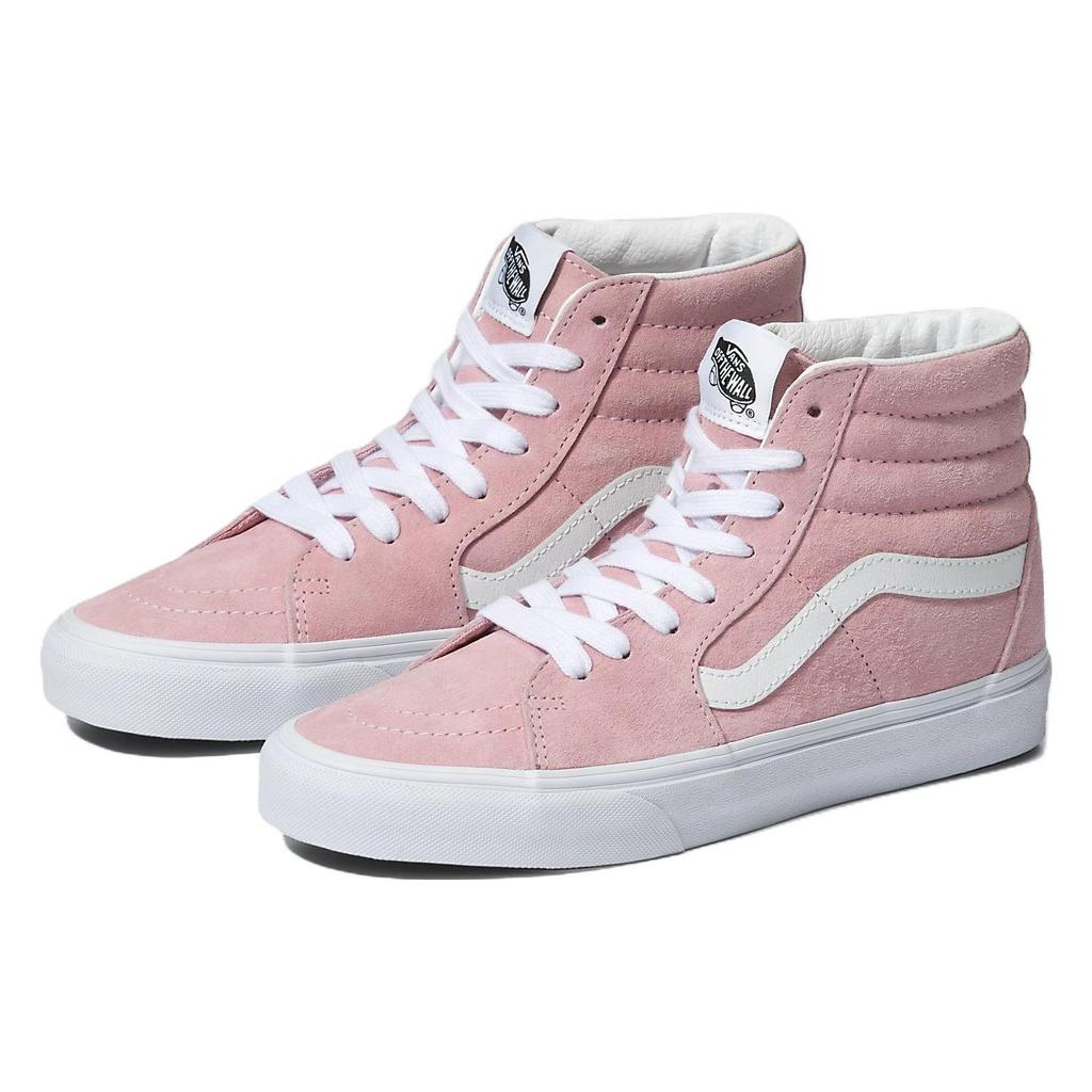 Vans Sk8 Pig Suede High Top Skate Shoes Unisex Skate Shoes Pink VN0A4BVT2PT
