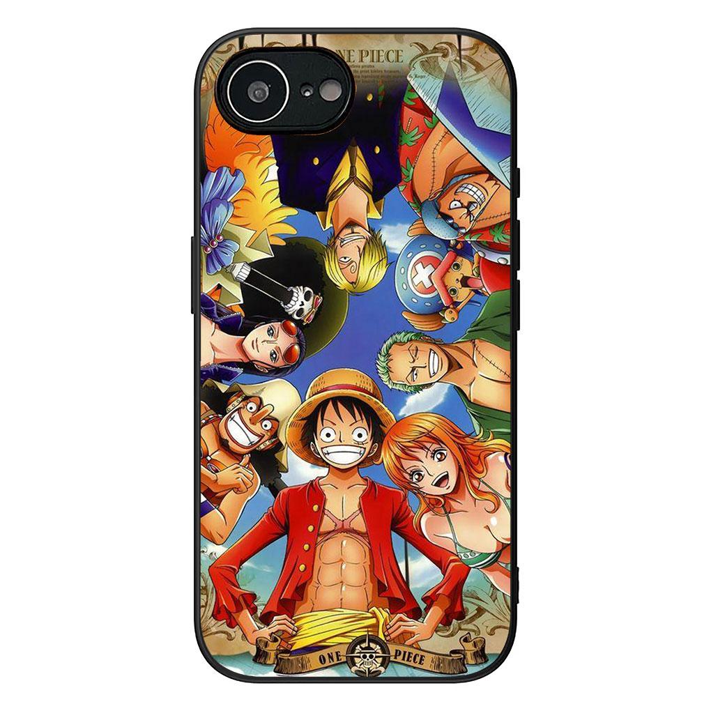 Cover for Apple iPhone 17 16 14 15 Pro Max Plus 15+ 16E XR ProMax Air + Phone Case Cartoon Sanji One Luffy Piece Roronoa Zoro