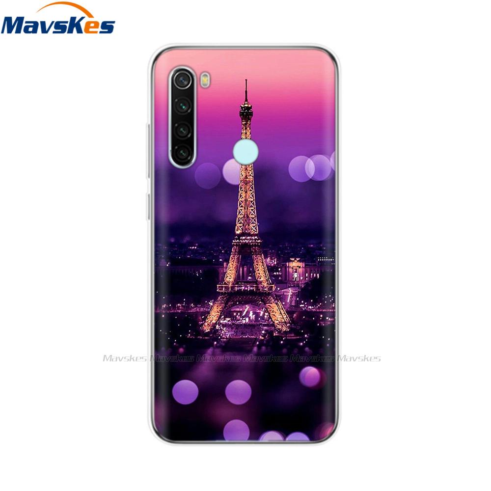 Чехол для телефона для Xiaomi Redmi Note 8T Чехол 6,3" Силиконовый Мягкий ТПУ Задняя крышка для Redmi Note 8 8T Note8 Pro Чехол Защитный корпус Coque