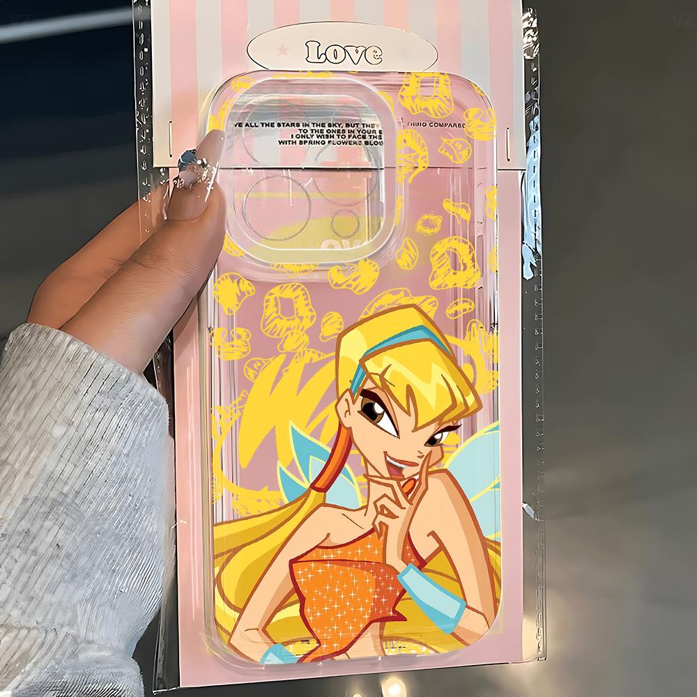 Милый w-winxs c-clubs Чехол для телефона Samsung Galaxy S26 S25 S24 S23 S22 S21 S20 Note20 Edge Plus Ultra Lite 5G Прозрачная задняя крышка