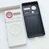 Для ZTE Nubia Z80 Z70 Z70S Ultra Кожаный чехол с ромбовидным узором Магнитное крепление Контрастные кнопки Рамка для камеры Защита от отпечатков пальцев