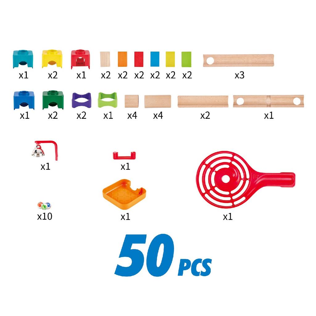 Hape Перекатывающийся Рекомбинационный Слайдер Стартовый Набор E1102
