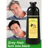 500ml Organic Ginger Black Hair Shampoo Permanent Herbal Gray Hair Dye Black Shampoo For Woman Man White Gray Hair Remove