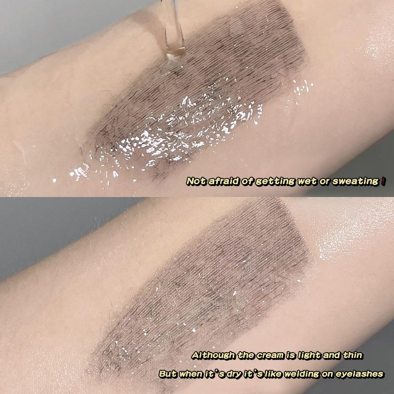 GEGE BEAR Водостойкая тушь для ресниц с тонкой кисточкой, стойкая густая подкручивающая черная тушь для ресниц