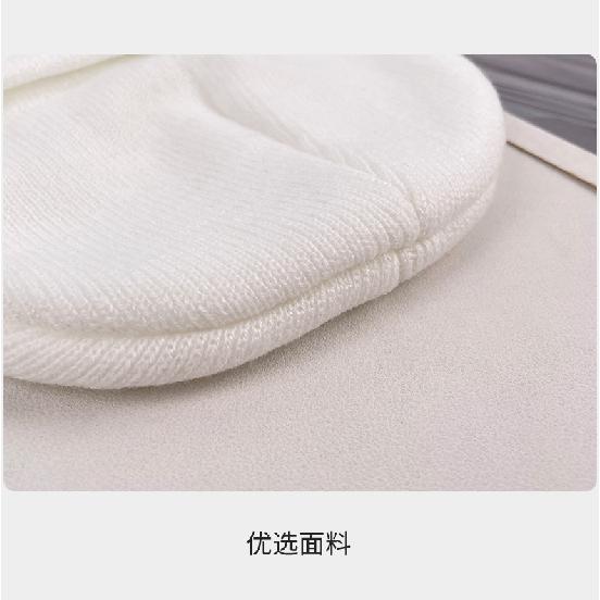 Cartoon Big-Eyed Knit Hat for Women, Winter Outdoor Cycling Cold-Proof Hat, Versatile Knit Hat for Big Heads, Maternity Hat