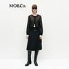 MO&Co. Lightweight Combed Cotton Nylon Knit Cardigan Set