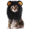 Halloween Xmas Clothes Lion Modelling Pet Costume Lion Mane Wig Cap Hat Pet Cosplay Outfits