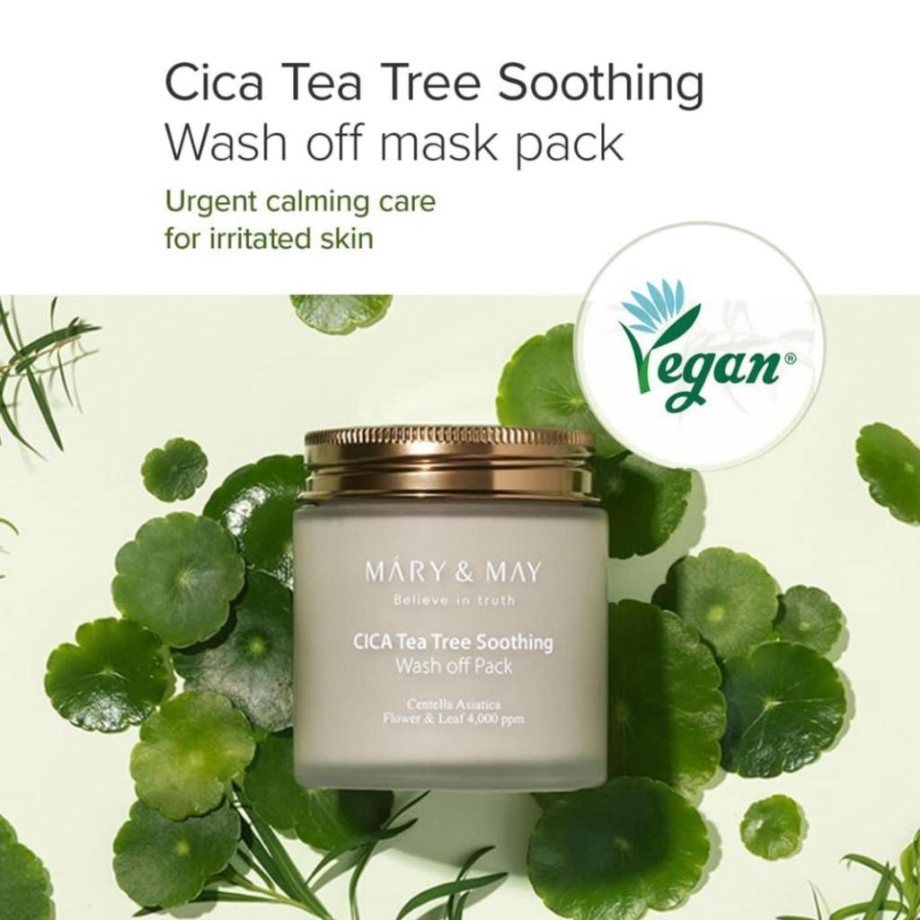 Mary&May CICA Tea Tree Soothing Wash Off Pack 125g