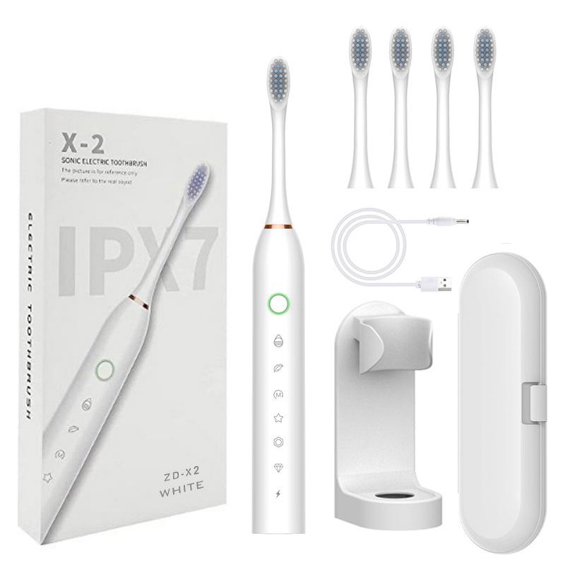 Новая электрическая зубная щетка, электрическая зубная щетка с зарядным устройством