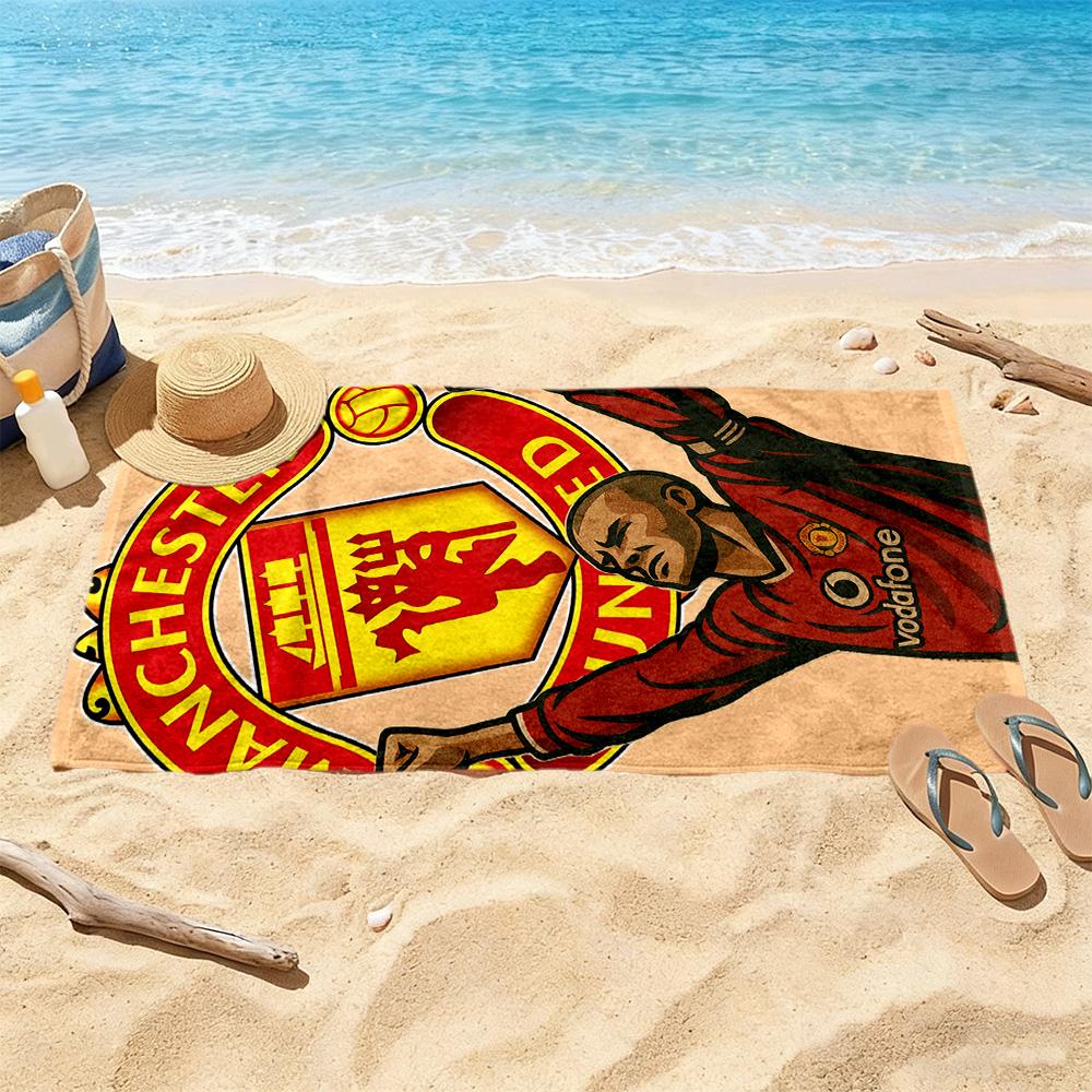 Manchester Beach Towel Soft Durable Quickdry Comfortable Lightweight Suitable For Swimming Gym Camping Yoga Vacation