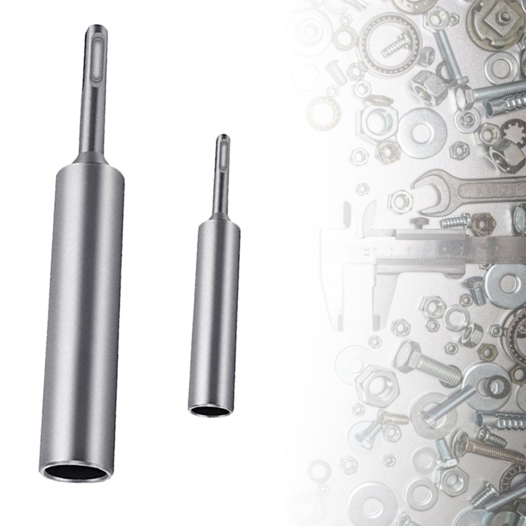 Ground Rod Driver 15mm/20mm Heavy Duty Steel Drill Bit Driver Wear Resistant Wide Compatibility for AnchorInstallation