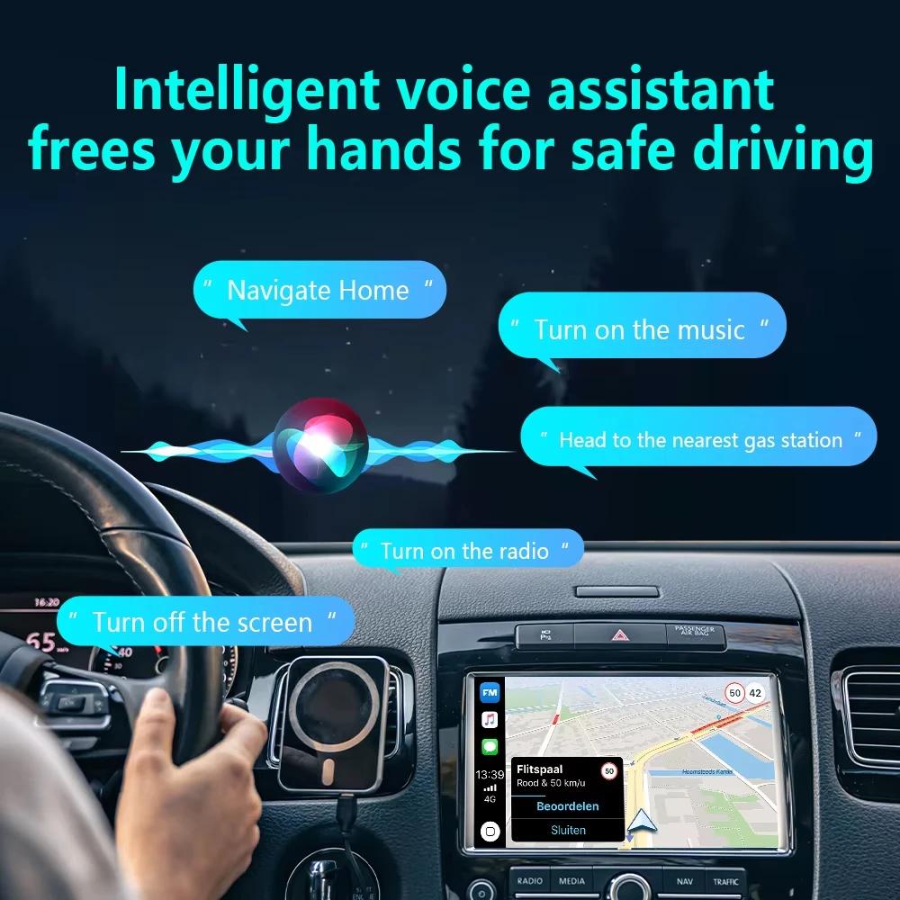 4-в-1 Беспроводной адаптер CarPlay Android Auto Connect Airplay Mirror Link Экран USB Plug to Play для Apple и Android CarPlay