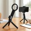 Carabiner-Mounted Magnetic Phone Holder Angle Adjustable Bracket Phone Handle  Livestreaming