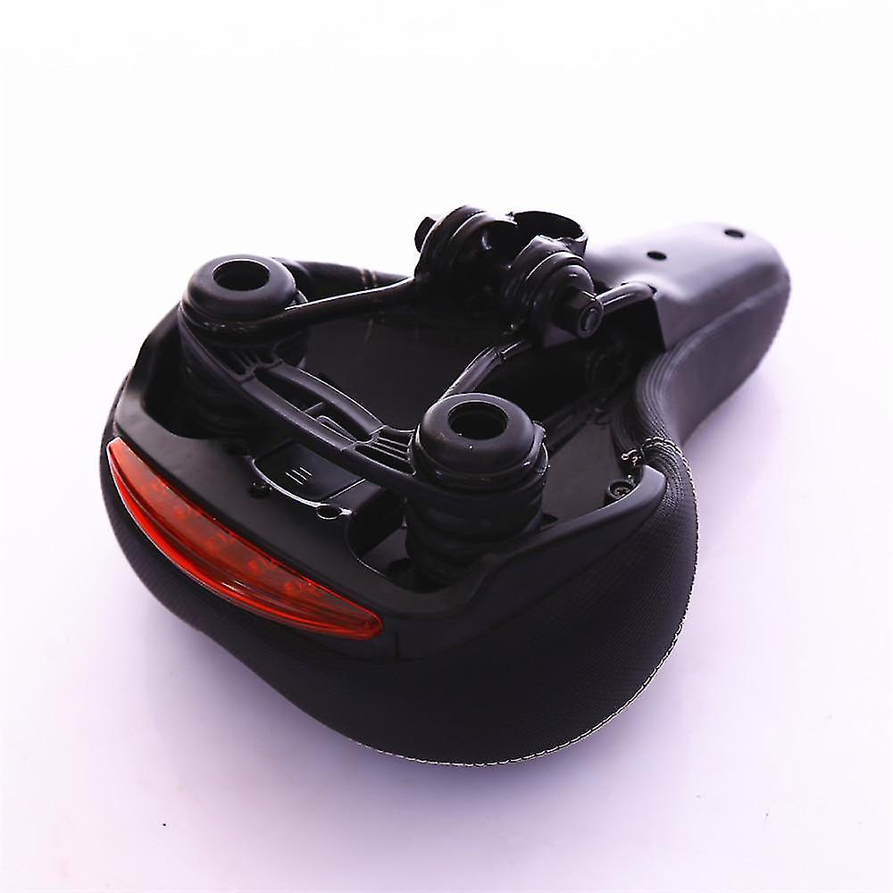 Велосипедное сиденье - велосипедное сиденье с задним фонарем, двойной амортизацией, водонепроницаемое