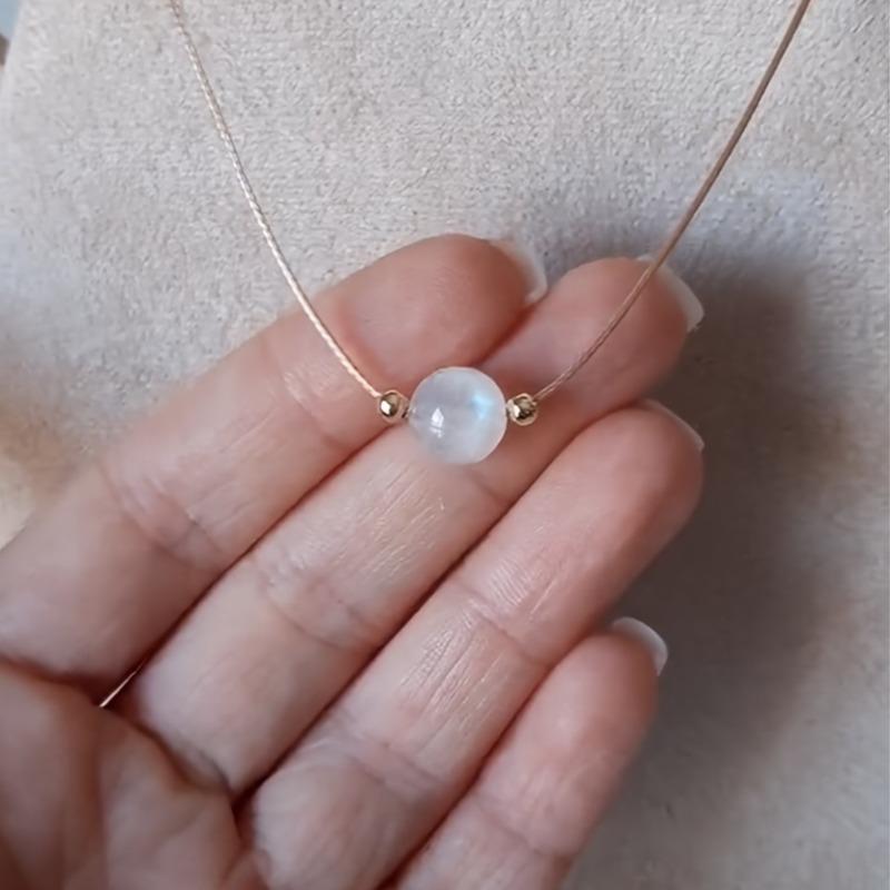 Минималистичное колье «Лунный свет» — украшение для женщин, идеально подходящее для Дня матери, дня рождения, а также для повседневного ношения в любое время года.