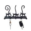 Cute Kitty Shape Wall Key Holder Wall Mounted Key Hook Decorative Key Holder  Entryway Organizer