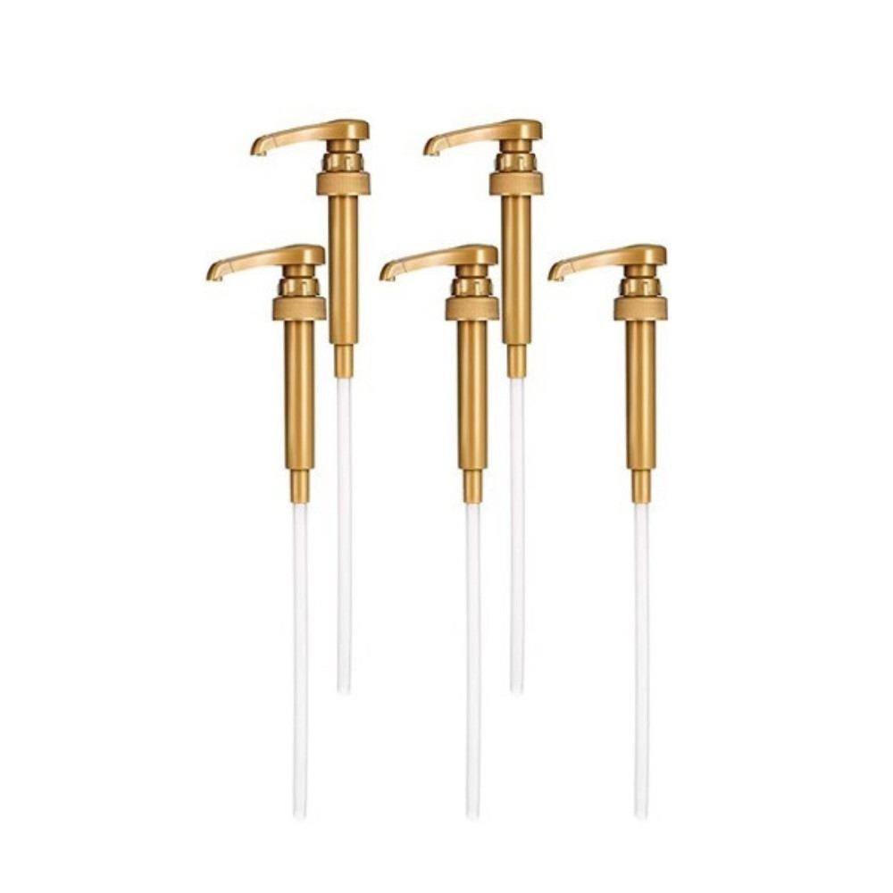 5 шт. 10 куб. см Насос для сиропа Диспенсер для приправ Количественный Ручной Нажимной Бутылочный Насос Нажимной Стиль DIY Жидкий Насос Диспенсер Кухня