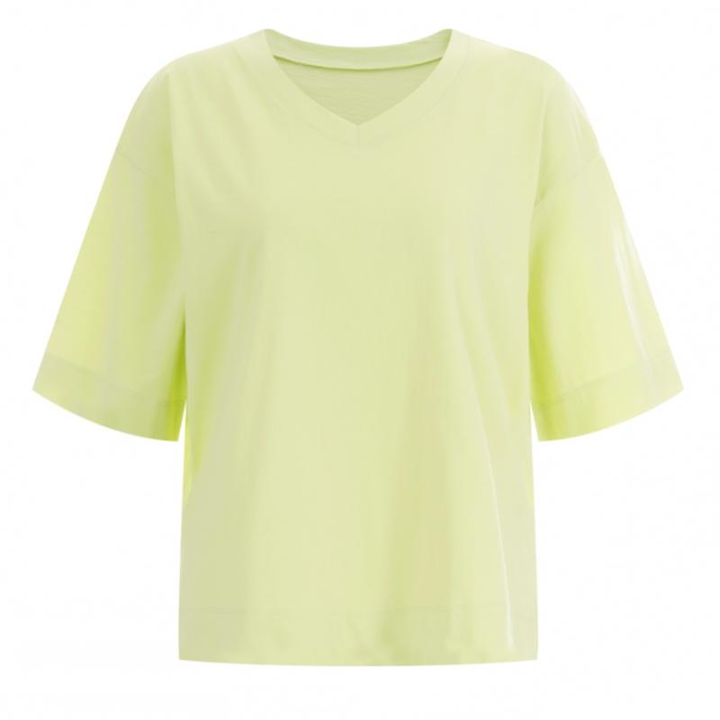 Shop Women V Neck 5 8 Loose Fit 100 Cotton Bio Washing Short sleeVe Dai Wsh