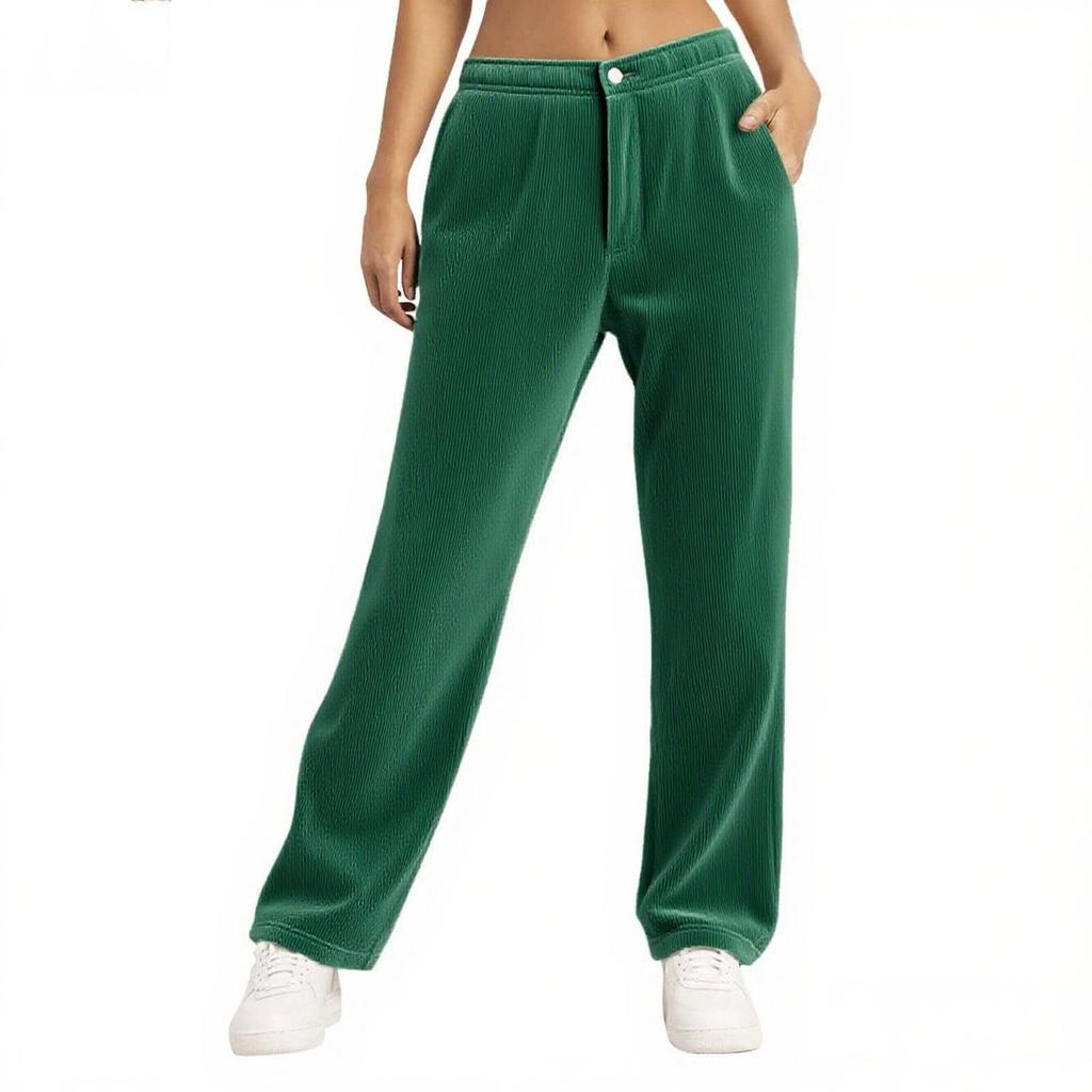 Women's Fashion Solid Color Casual Pants