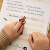 2Pcs Writing Aid Pen Holder, Finger Spacing Positioning Tool for Correct Grip Posture, Improve Writing Comfort