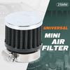 Universal Car Air Filter 12mm 25mm for Motorcycle Cold Air Intake High Flow Crankcase Vent Cover Mini Breather Filters
