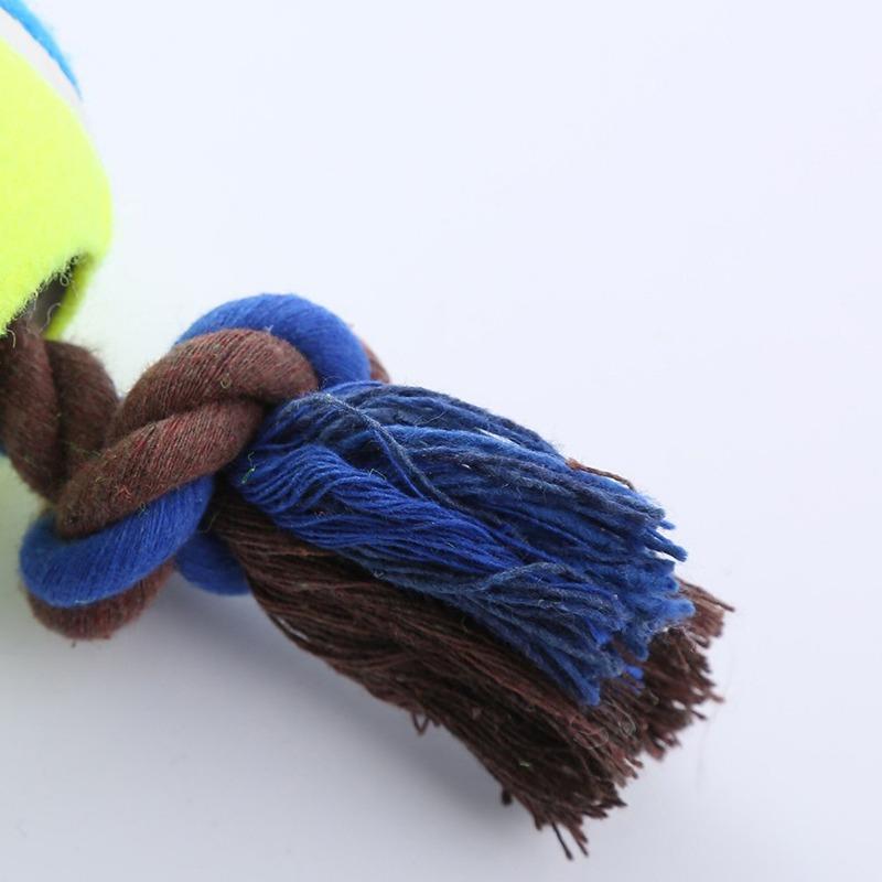 Popular Cat and Dog Toys Corduroy Tennis Cotton Rope Dog Gnashing Teeth Pet Supplies Dog Interaction Cartoon Dogs Toy Playing