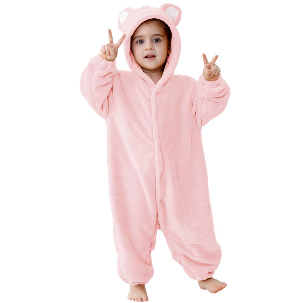 Children's Fashionable Casual Fleece Jumpsuit