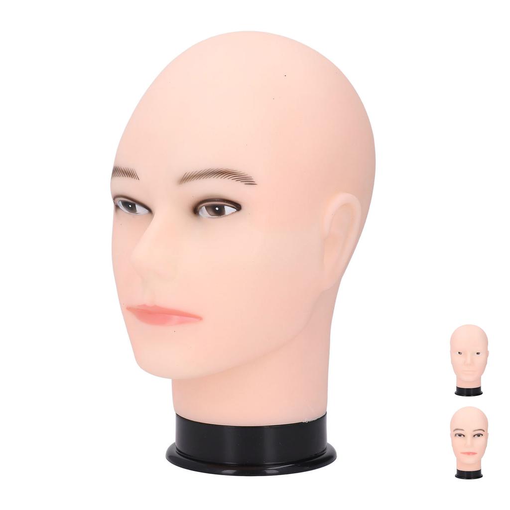 Лысая голова манекена модель ПВХ универсальный парик шляпа дисплей мужской голова манекена для салона красоты школа 