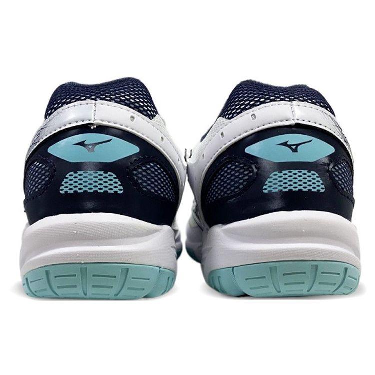 Mizuno Ткань Кожа Амортизирующие Нескользящие Износостойкие Дышащие Волейбольные Кроссовки Унисекс с Низким Верхом V1GA216111