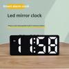 Simple Mirror Alarm Clock Student Multi-function Electronic Clock Luminous Silent Creative Gift LED Clock