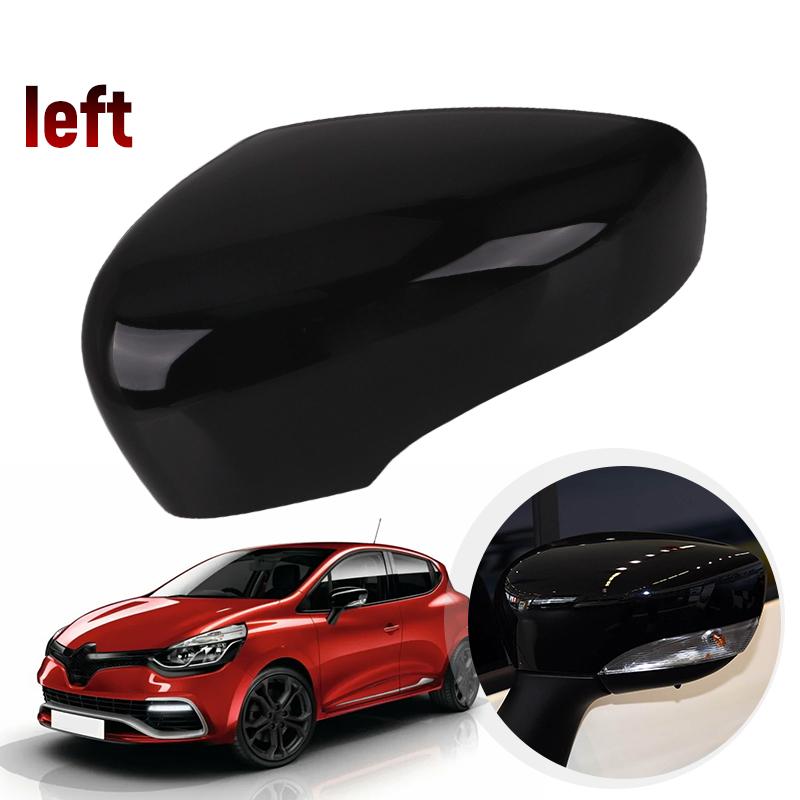 Glossy black /White Rearview Mirror Cover Shell For Renault Clio 4 Mk4 / Zoe / Captur 2012 2013- Door Wing Mirror Case