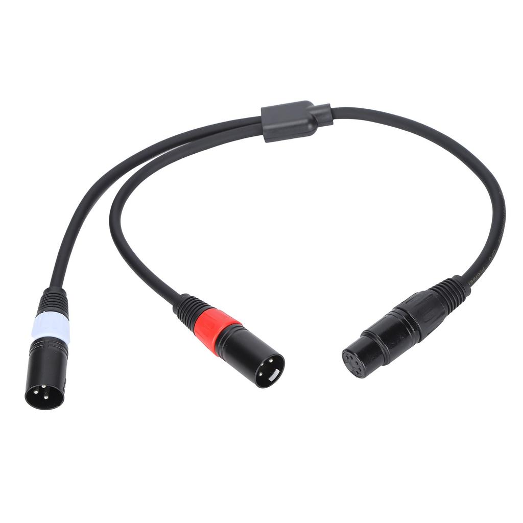 JORINDO 5-контактный XLR гнездо на двойной 3-контактный XLR штекер кабель Y-разветвитель или переходной кабель 0,5 м