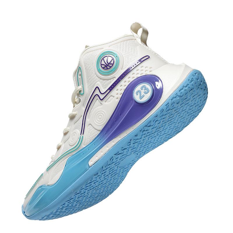 Four Seasons New Non-slip, Wear-resistant and Shock-absorbing Youth High-top, Breathable and Comfortable Sports Shoes Trend Practical Basketball Shoes