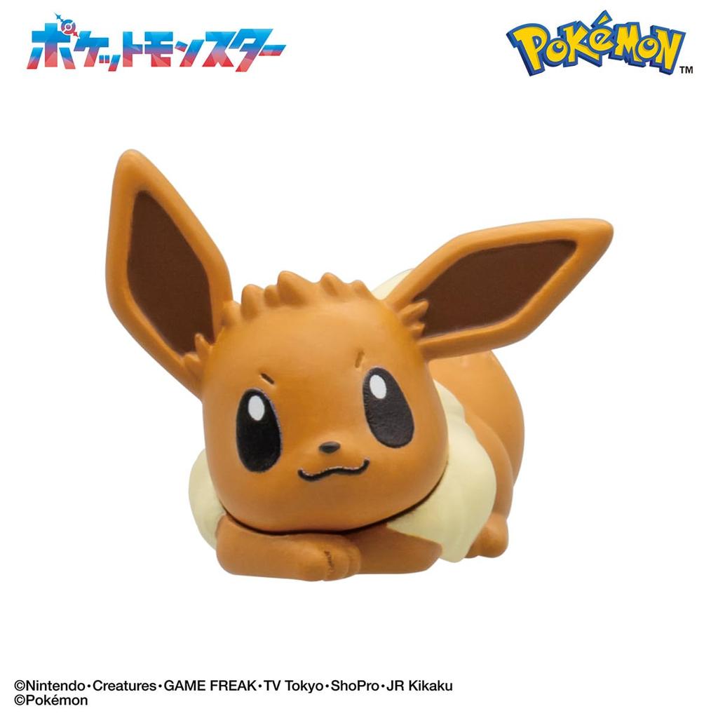 Bandai Bikkura Tamago Eevee Friends Figure Collection 3 and (BANDAI) Pokémon ~Relaxing Time~ (Ages up)