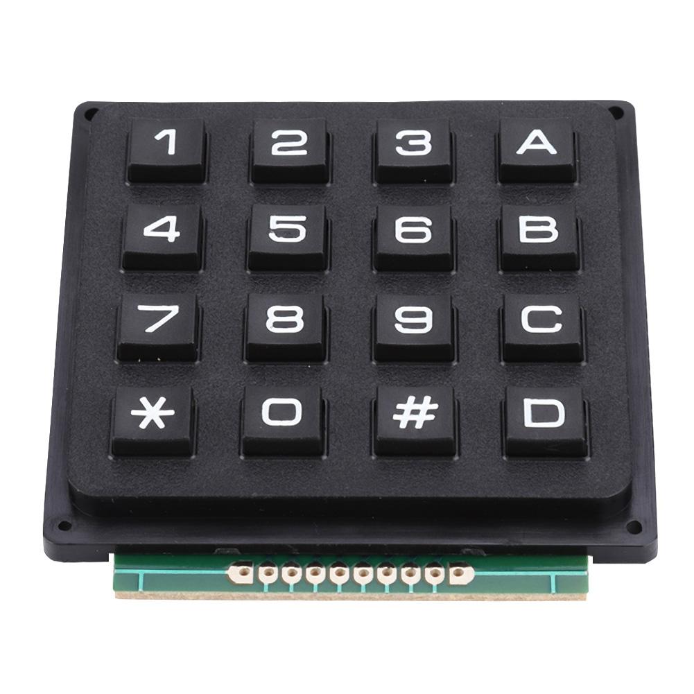 Keyboard Modules with 16 Keys 4x4 Push Buttons External Keypad for MCU