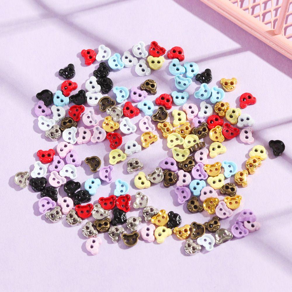 5 мм Craft Dollhoues Миниатюрная одежда Швейные пряжки Мини-пуговицы DIY Кукольная одежда Металлическая пряжка