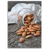 Canvas print, Roasted almonds