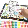 10 Sheets/Lot Funny Puzzle Dot Stickers For Kids Cute Cartoon Animal Drawing Mosaic Sticker Children Early Educational Patience