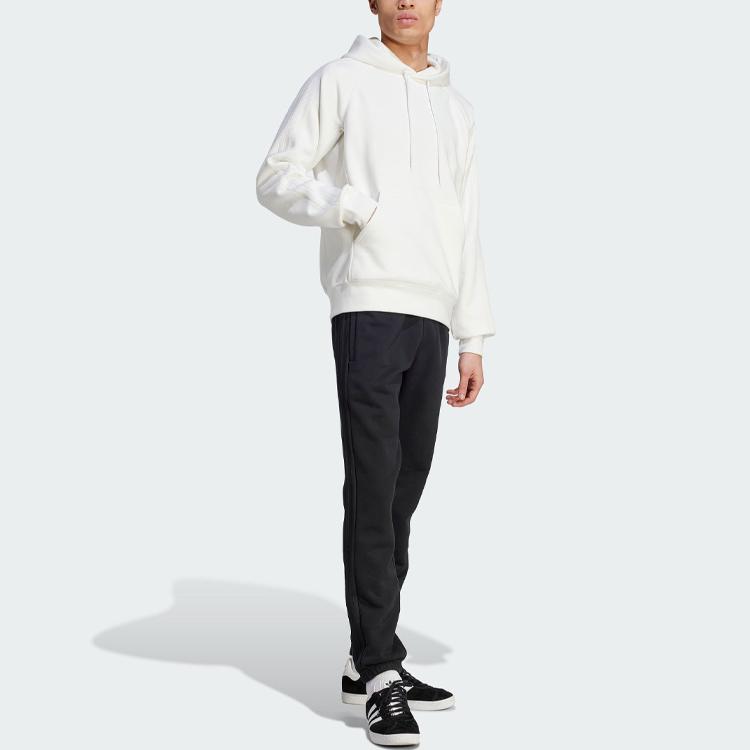Adidas Оригинальная синяя версия Essentials Hoodie Solid Color Long Sleeve Hooded Sweatshirt Men Hoodies White IL6173