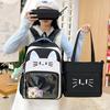 School Bag Cute Cartoon Cat Large Capacity School Bag Primary School Students Junior High School Students Backpack