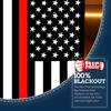 Anley Rip-Proof Double Sided 3-Ply Thin Red Line USA Flag 3x5 Foot - Vivid Color, Canvas Header and Wrinkle Resistant - The Strongest, Longest