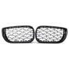 Black Chrome Star-Style Front Grille for BMW 3 Series E46 (2002-2004) 4-Door