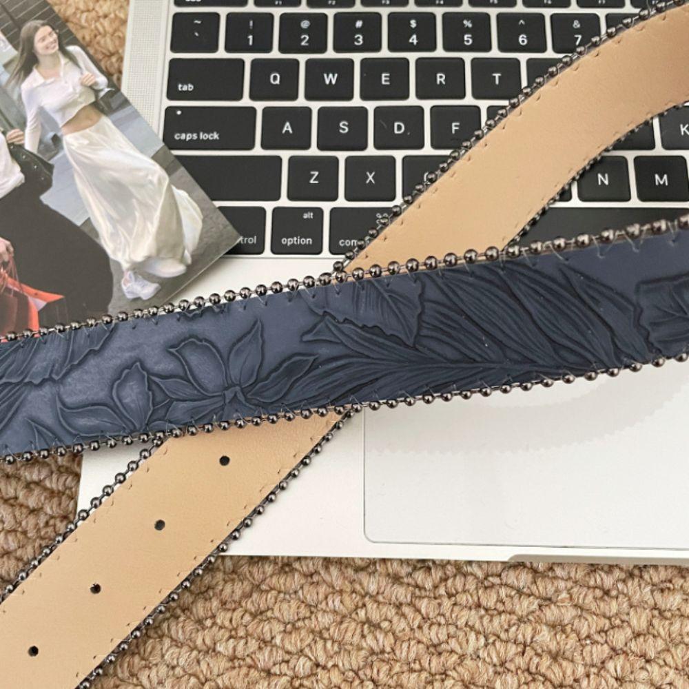 Ретро женский ремень Готическое платье Джинсовый ремень Винтажный пояс на талию в форме сердца Уличная одежда