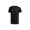 Round Neck Casual Short Sleeve T-Shirt Men Tops Black EI6321